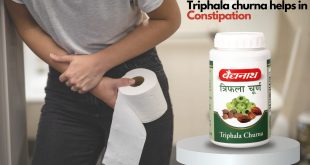 Triphala churna helps in constipation relief