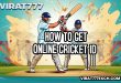 how to get online cricket id