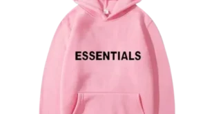 The 1977 Essentials Hoodie in Pink Modern Classic in Streetwear