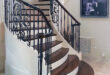 indoor stair banister