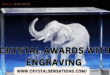 crystal awards with engraving